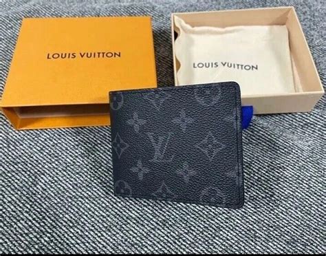 louis vuitton wallet mens bifold|Louis Vuitton black wallet men's.